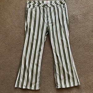 Women’s Wrangler High Rise Retro Striped Flared Pants Size 16/18